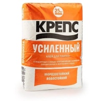 КРЕПС УСИЛЕННЫЙ, КЛЕЙ ДЛЯ ПЛИТКИ, 25 КГ