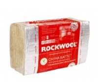 РОКВУЛ -50 сауна кф 1000х600х50 мм 4,8 м.кв. (каширов. фольгой)