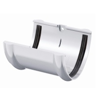 Соединитель желоба Verat Белый